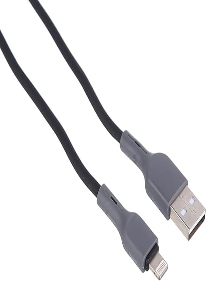 Ivon kx2095 lighting usb fast cable charger and data line, 1m - gray and black-result.feed.gl_electronics-size